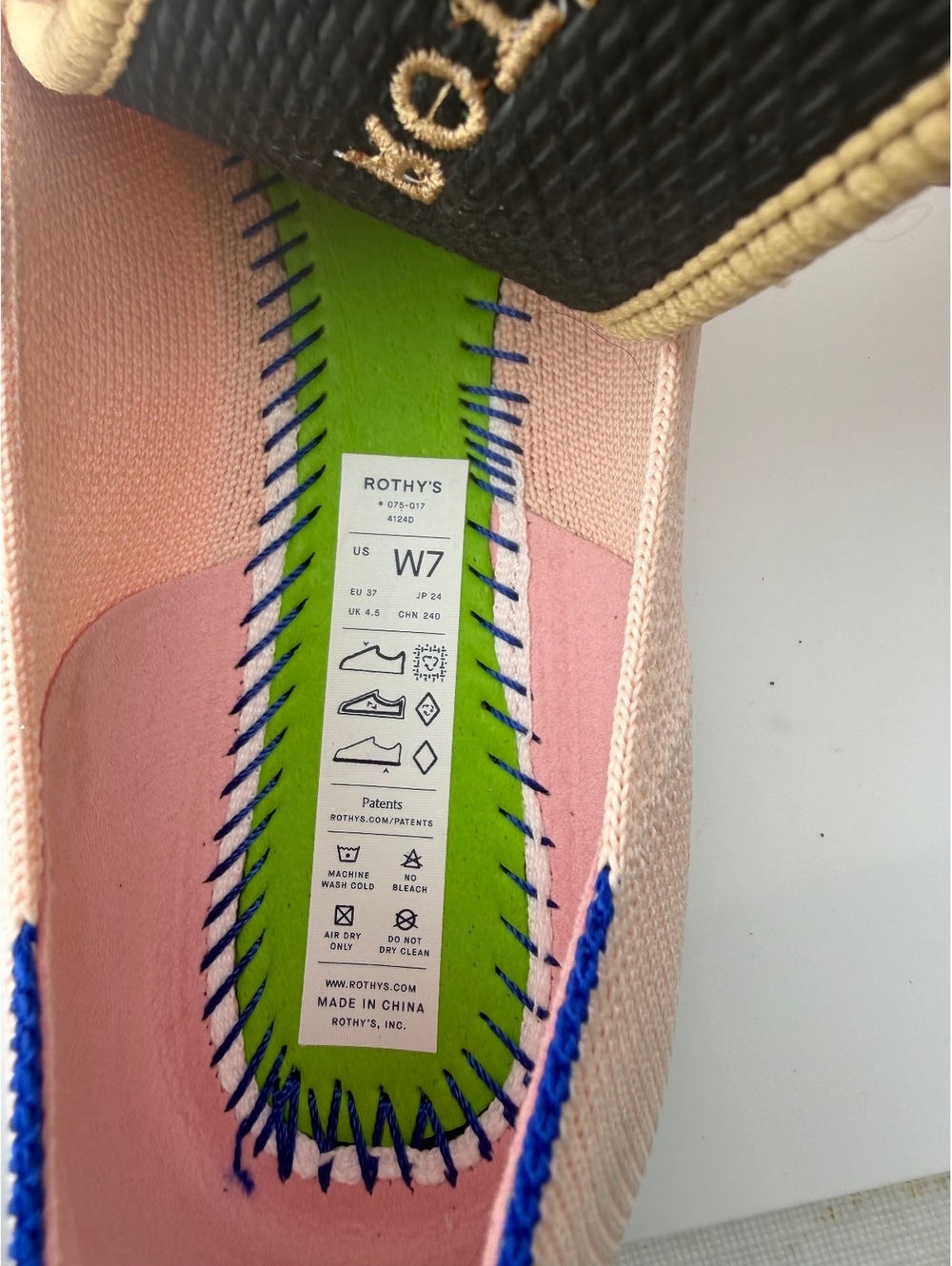 Rothy's The Square Mary Jane Flats - Bubbly Pink - Picture 5 of 7